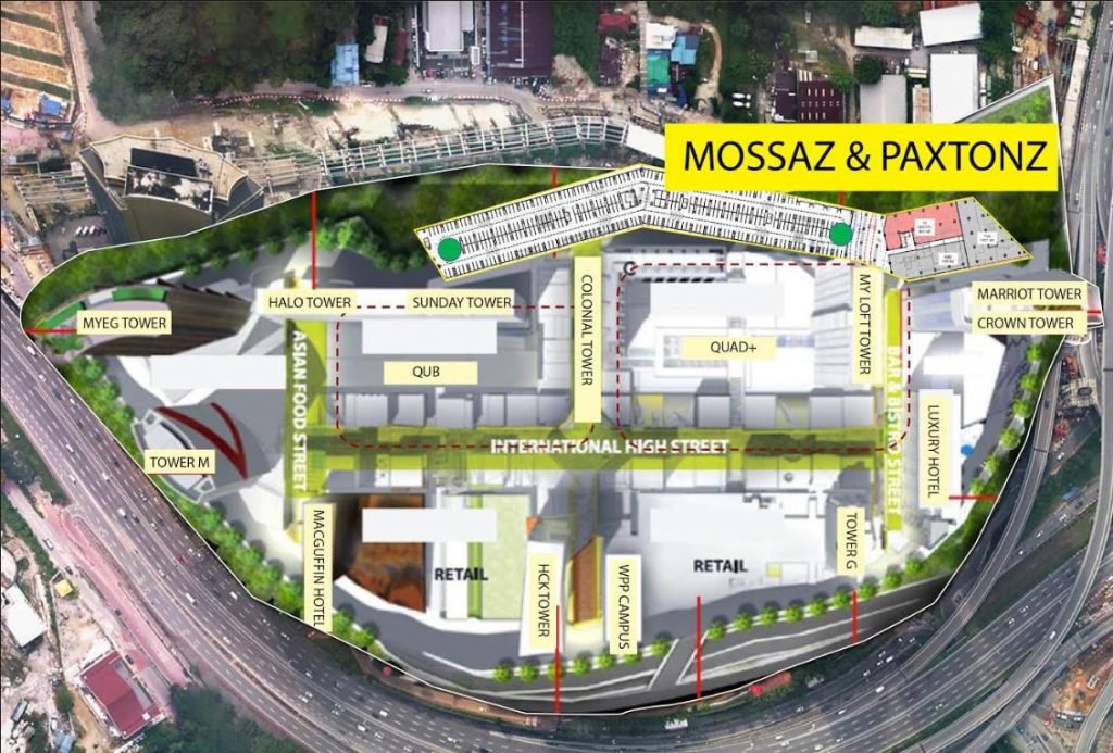 Mossaz-suites-empire-city-damansara-site-map